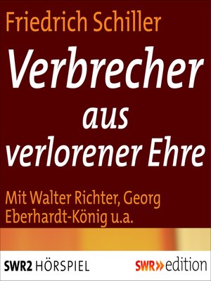 cover image of Verbrecher aus verlorener Ehre